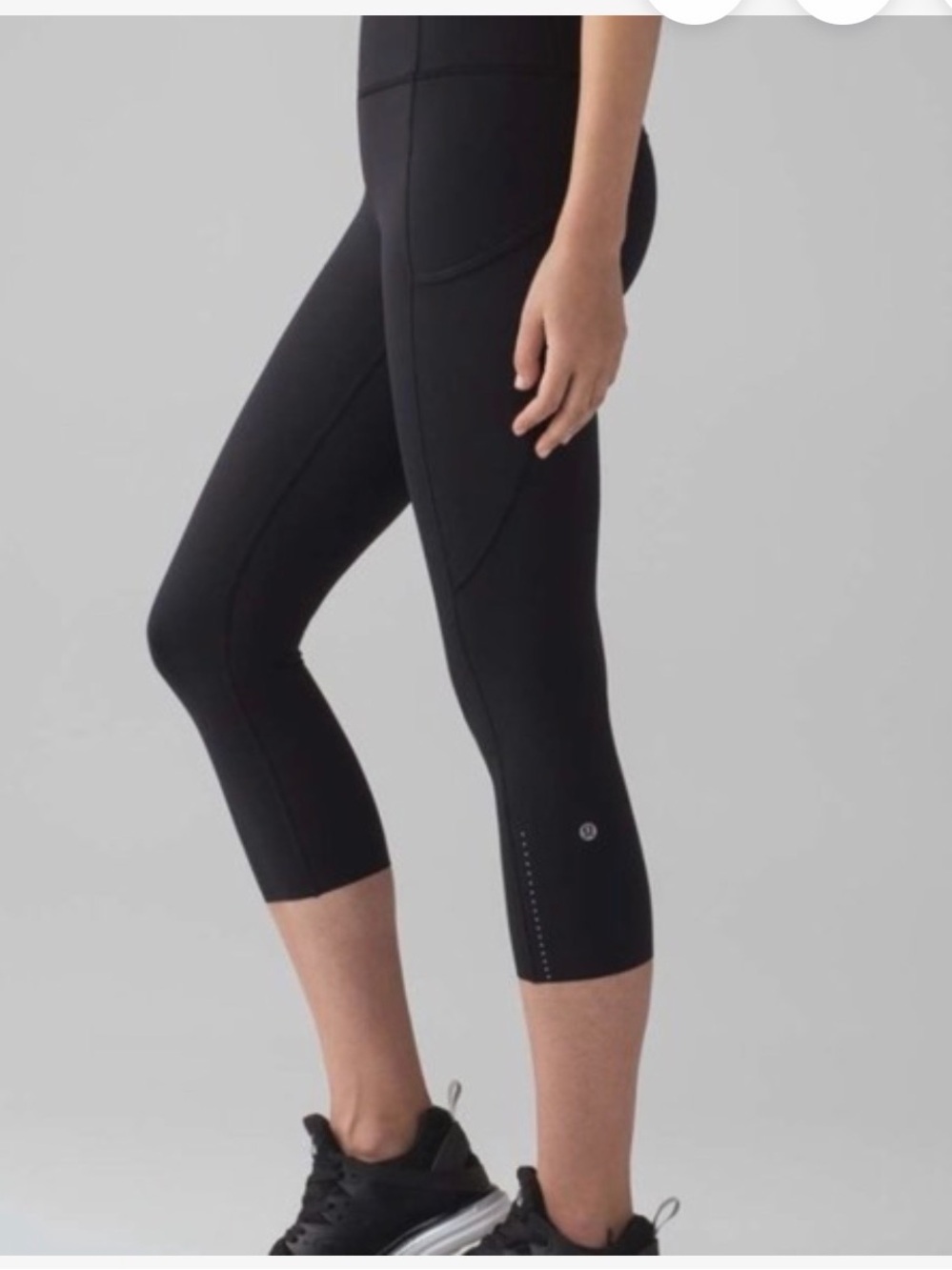 Lululemon Fast And Free Cropped 19”Leggings - reflective dots 5 pocket